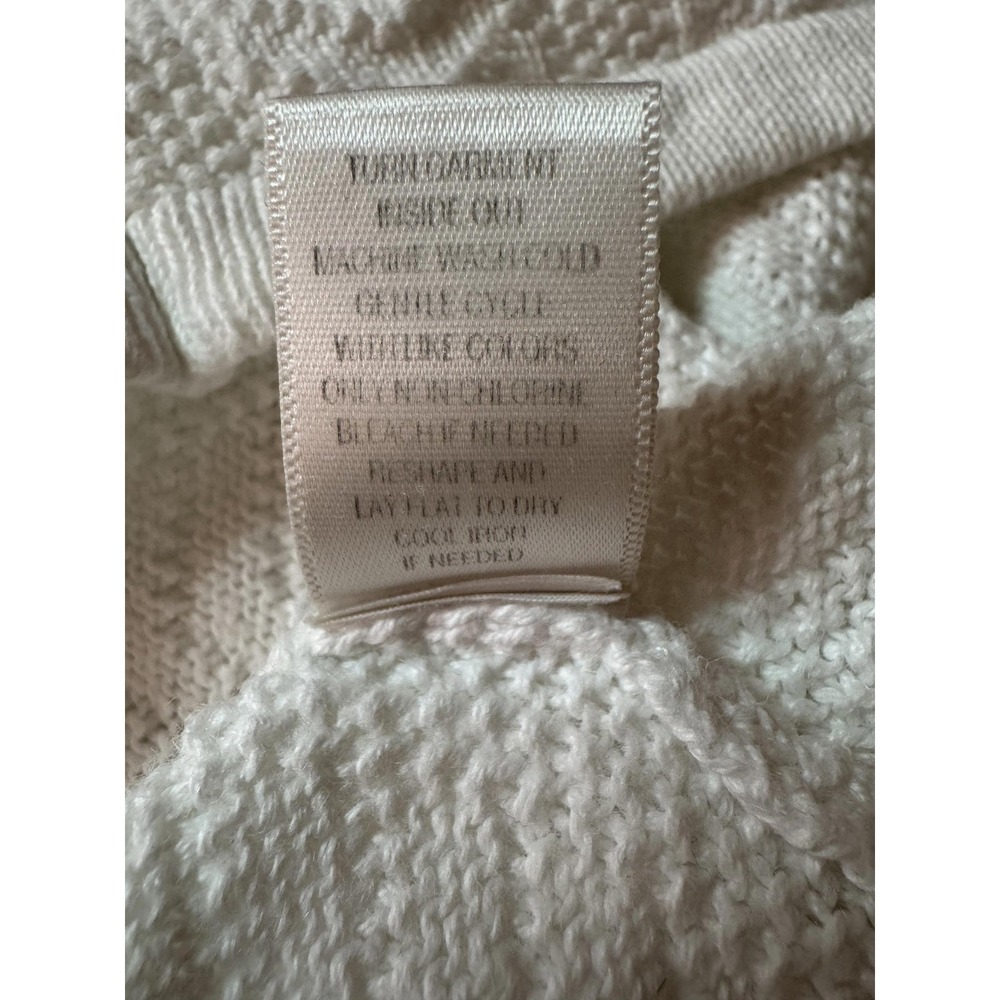 Christopher & Banks White Zip-Front Hooded Cardigan - Picture 7 of 13